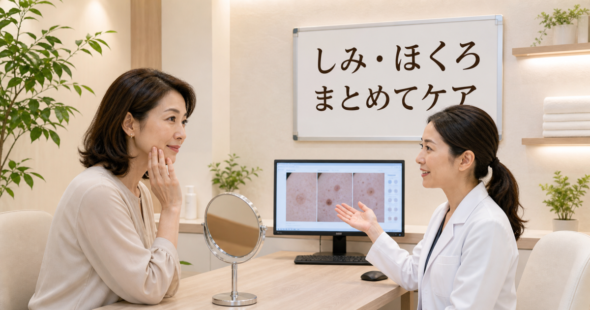 50代からのしみ・ほくろ治療｜気になる肌悩みをまとめてケアする方法