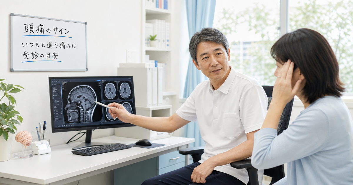 頭痛で受診する目安は？『いつもと違う頭痛』に注意したいサイン